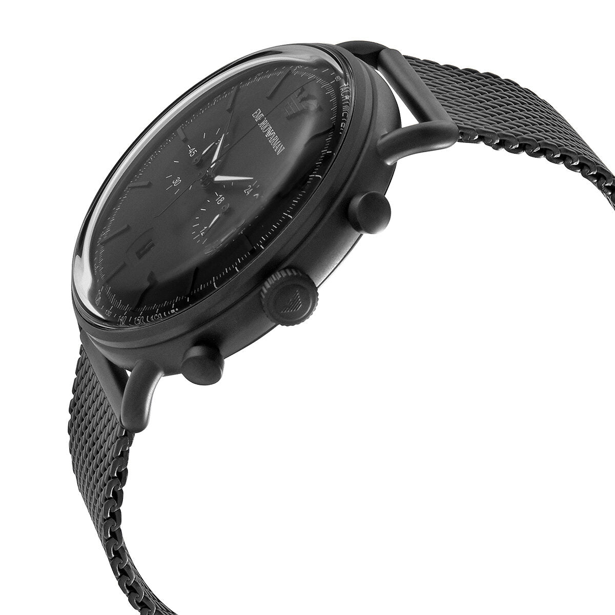 Emporio Armani Aviator Chronograph Black Mesh Men's Watch - AR11264 Secondary image