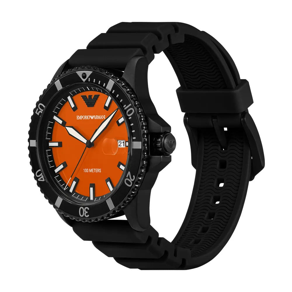 Emporio Armani World Explorer Black Men's Watch - AR11684 Secundaire afbeelding