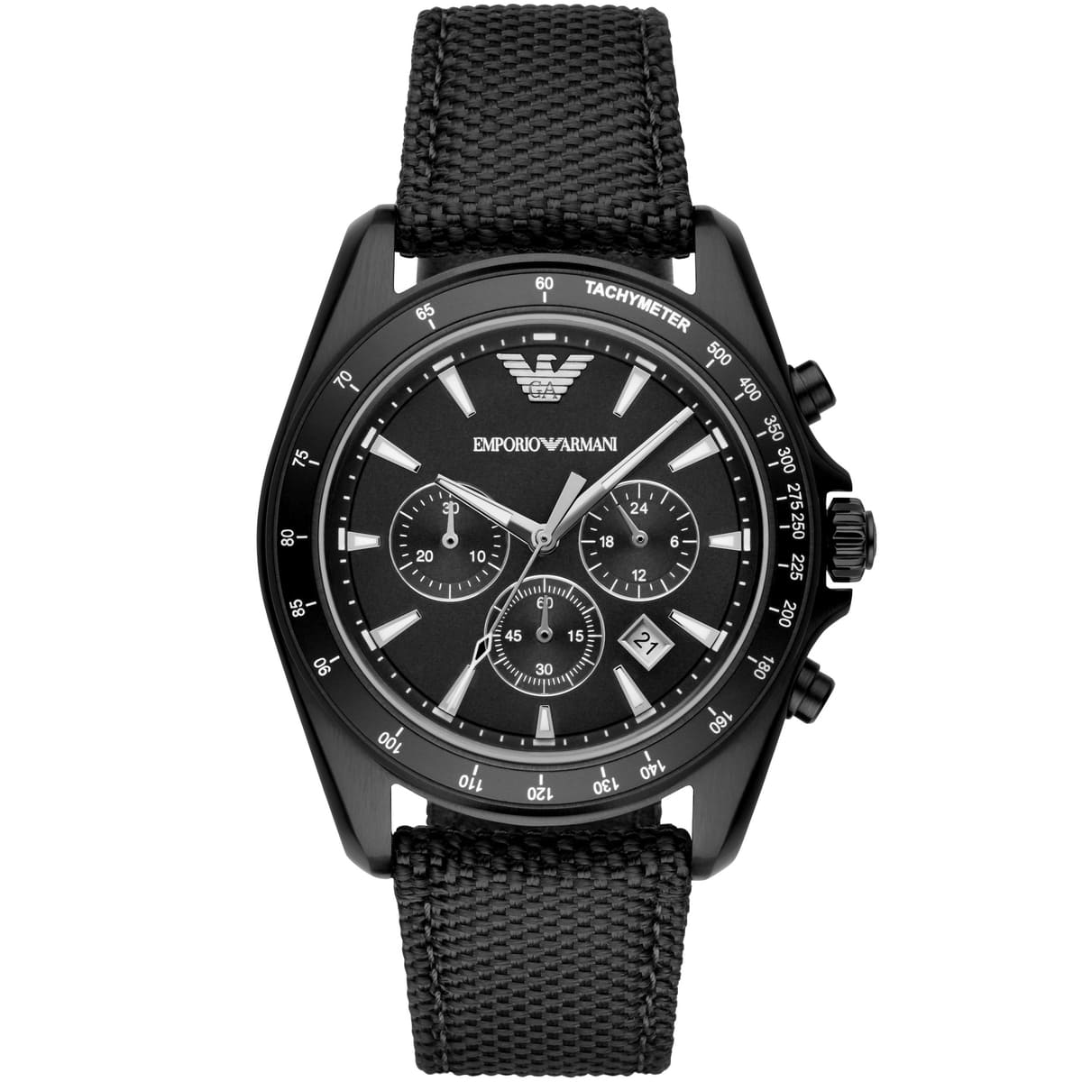 Emporio Armani Black Men's Watch - AR6131 Hoofdafbeelding