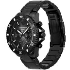 Emporio Armani World Explorer Chronograph All Black Men's Watch - AR70010