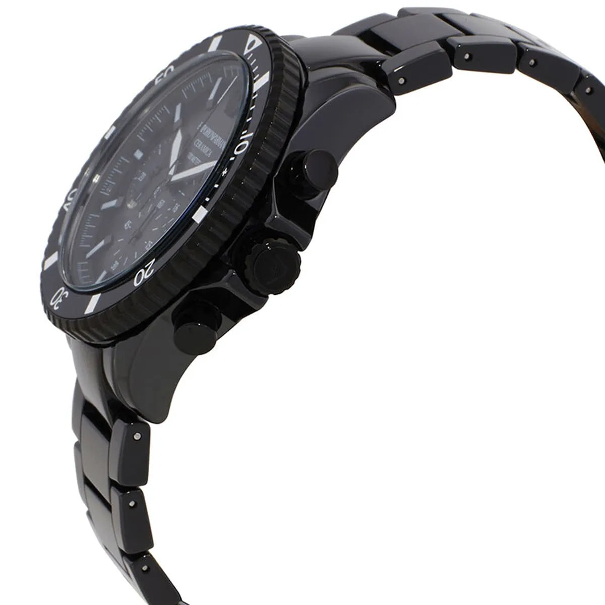 Emporio Armani World Explorer Chronograph All Black Men's Watch - AR70010