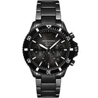 Emporio Armani World Explorer Chronograph All Black Men's Watch - AR70010
