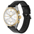 Emporio Armani Claudio Chronograph Black Genuine Leather Men's Watch - AR11498