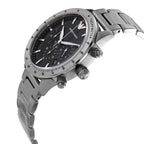 Emporio Armani Mario Chronograph Black Dial Silver Men's Watch - AR11241