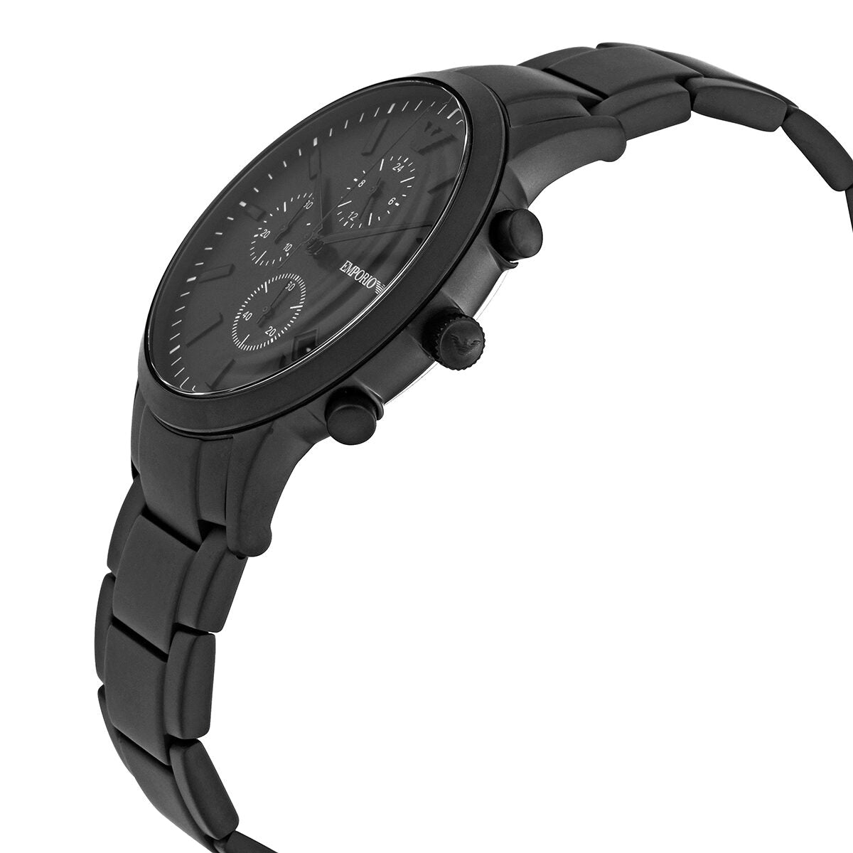 Emporio Armani Renato Chronograaf Herenhorloge volledig zwart - AR11275 Secundaire afbeelding
