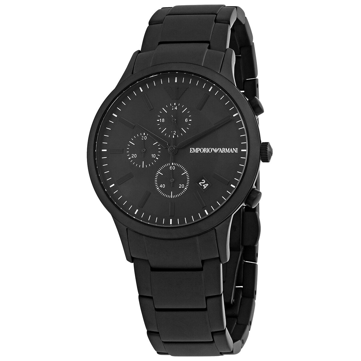 Emporio Armani Renato Chronograph All Black Men's Watch - AR11275 Main image