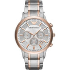 Emporio Armani Chronograph Quartz Grey Dial Men's Watch AR11077