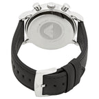 Emporio Armani Classic Chronograph Black Genuine Leather Men's Watch - AR1733