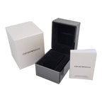 Emporio Armani Classic Rectangular Brown Genuine Leather Men's Watch - AR0154