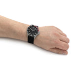 Emporio Armani Diver Three-Hand Black Silicone Men's Watch - AR11341