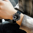 Emporio Armani Diver Three-Hand Black Silicone Men's Watch - AR11341