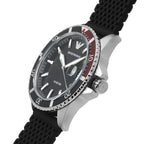 Emporio Armani Diver Three-Hand Black Silicone Men's Watch - AR11341
