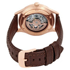 Emporio Armani Meccanico Dark Brown Genuine Leather Strap Men's Watch - AR1920