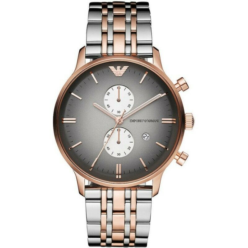 Emporio Armani Gianni Gray herenhorloge AR1721 Hoofdafbeelding