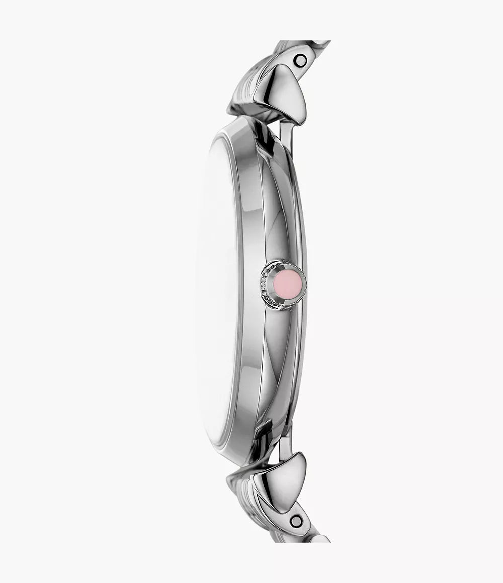 Emporio Armani Gianni T-Bar 32mm Ladies Watch Pink AR11686 Secundaire afbeelding