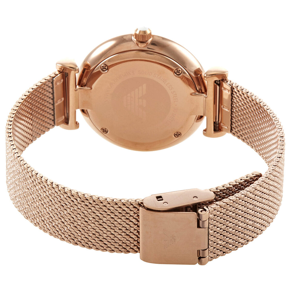 Emporio Armani Gianni T-Bar Mother of Pearl Dial Ladies Watch AR11320