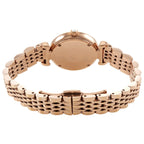 Emporio Armani Gianni T-Bar MOP Dial Rose Gold Women's Watch - AR11316