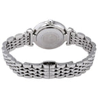 Emporio Armani Gianni T-Bar White MOP Dial Silver Women's Watch - AR11204