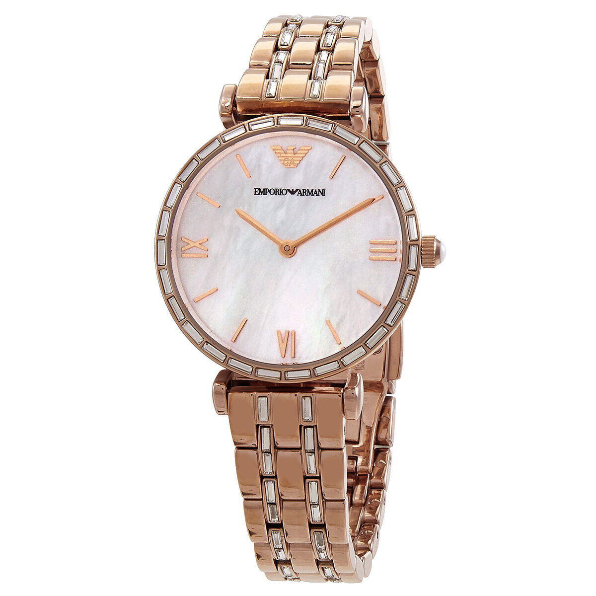 Emporio Armani Gianni T-Bar Quartz Women's Watch - AR11294 Hoofdafbeelding