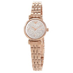 Emporio Armani Gianni T-Bar Quartz Rose Gold Women's Watch - AR11266