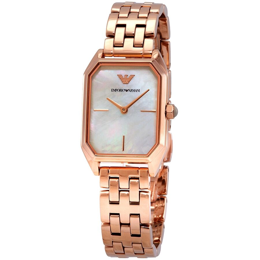 Emporio Armani Giola Quartz Rose Gold Women's Watch - AR11147 Hoofdafbeelding
