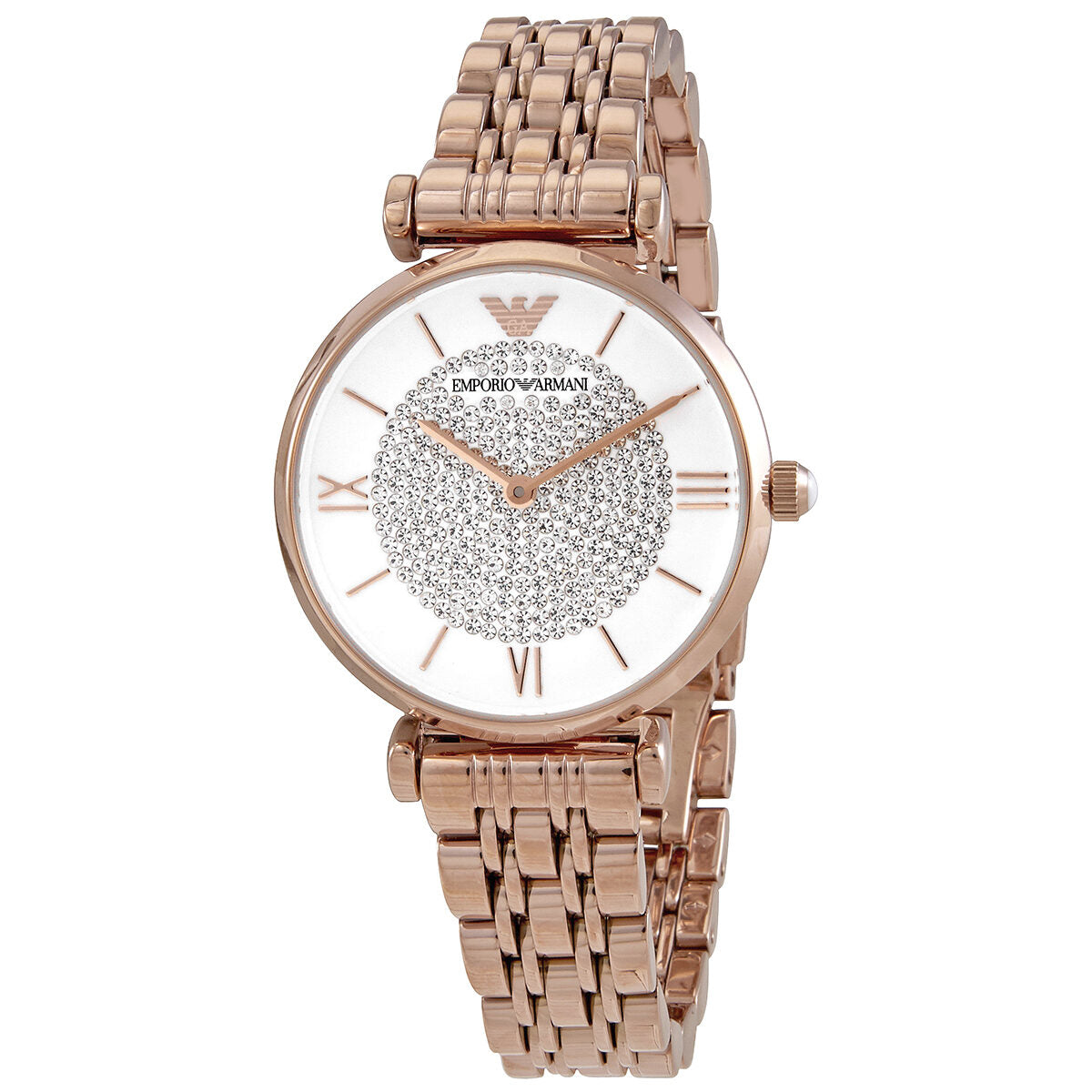 Emporio Armani Glitz Quartz Crystal Pave Dial Women's Watch - AR11244 Hoofdafbeelding
