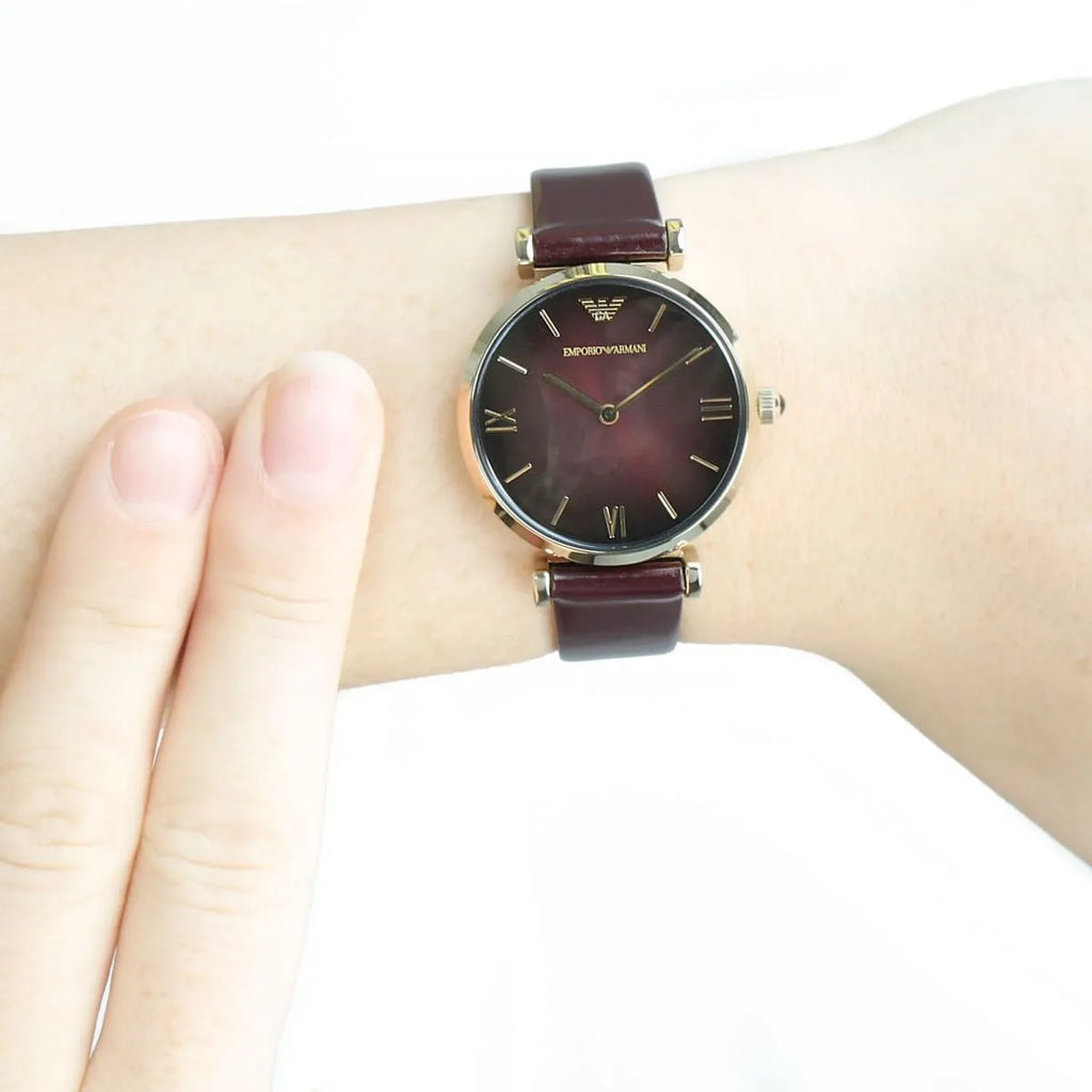 Emporio Armani Gianni T-Bar Gold Women's Watch - AR1757
