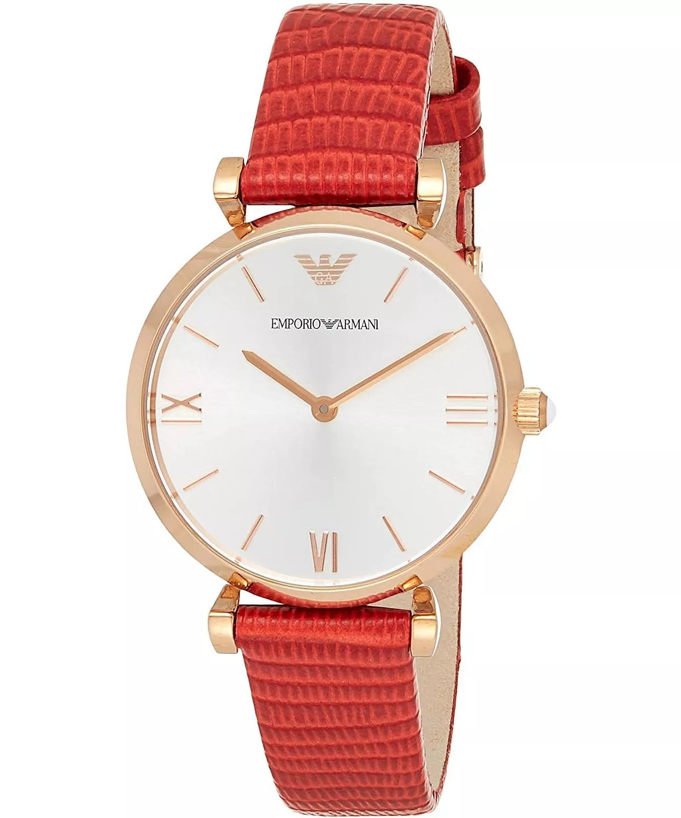 Emporio Armani Gianni T-Bar Rose Gold Women's Watch - AR1876 Hoofdafbeelding