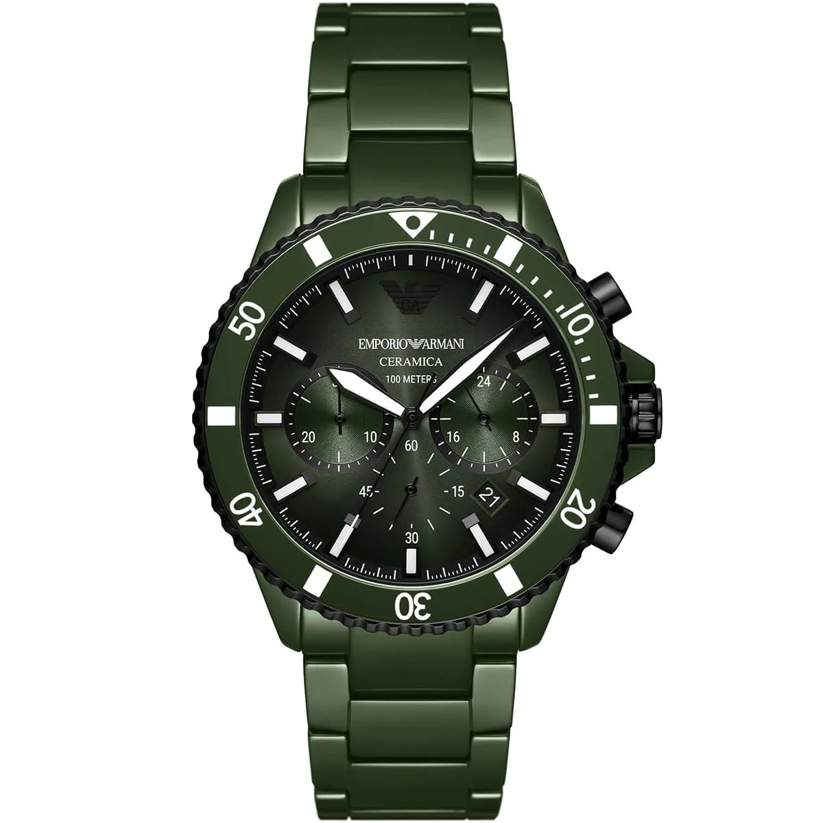 Emporio Armani Green Men's Watch - AR70011 Hoofdafbeelding