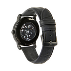 Emporio Armani Luigi Automatic Black Leather Men's Watch AR60008
