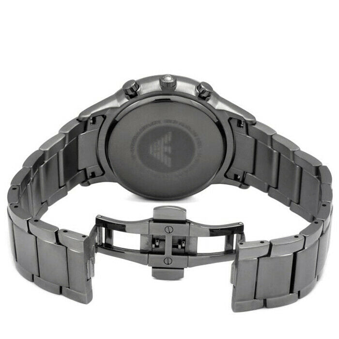 Emporio Armani Men's Classic Chronograph Stainless Steel Gunmetal Watch AR2454