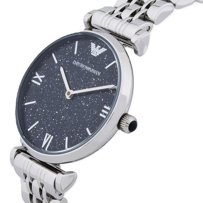 Emporio Armani Gianni T-Bar Quartz Blue Dial Women's Watch - AR11091 Secundaire afbeelding