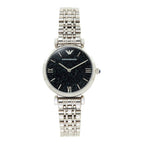 Emporio Armani Gianni T-Bar Quartz Blue Dial Women's Watch - AR11091