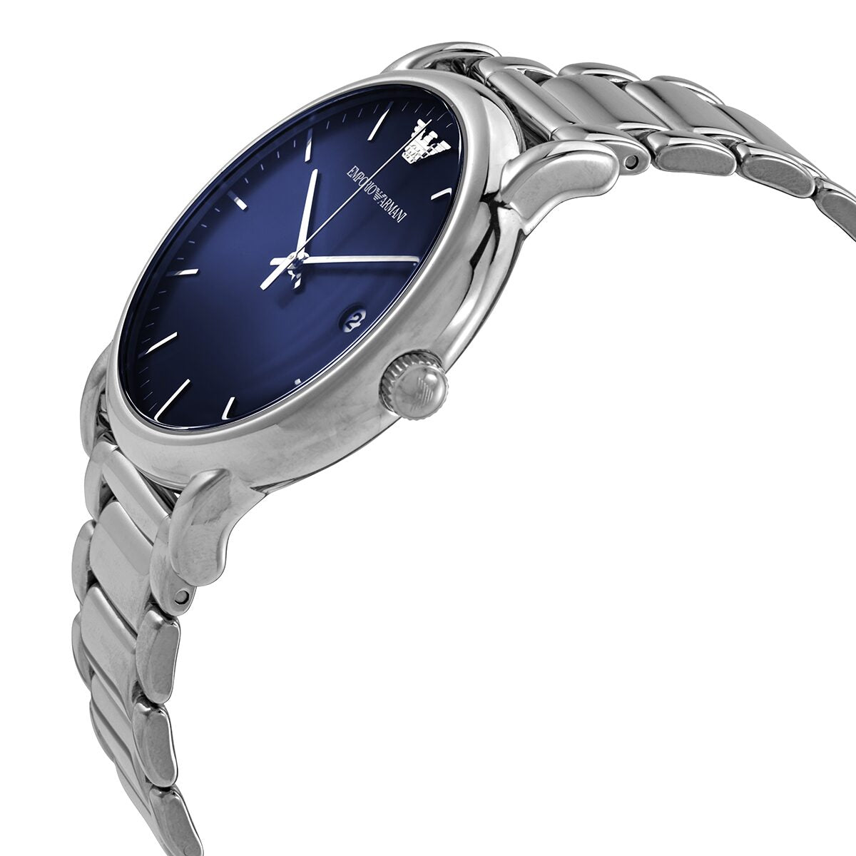 Emporio Armani Quartz Herenhorloge met Blauwe Wijzerplaat AR11089 Secundaire afbeelding