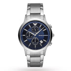 Emporio Armani Renato Chronograph Quartz Blue Dial Men's Watch AR11164