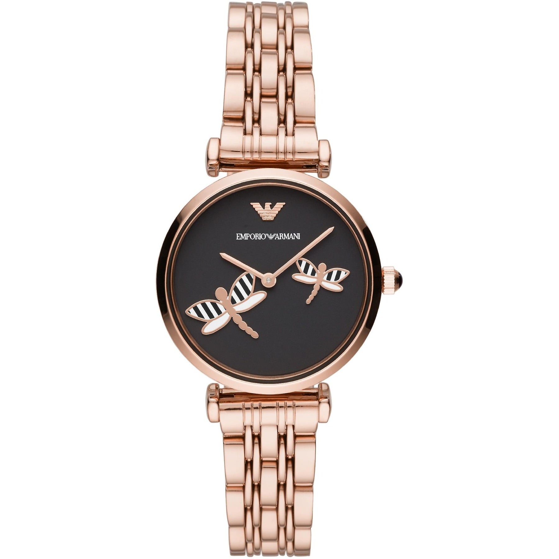 Emporio Armani Gianni T-Bar Rose Gold Women's Watch - AR11206 Hoofdafbeelding