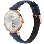 Emporio Armani Gianni T-Bar Meccanico Rose Gold Women's Watch - AR60020