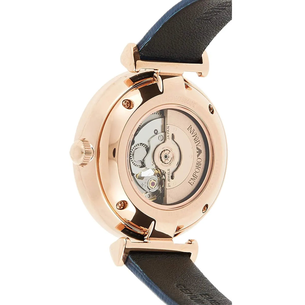 Emporio Armani Gianni T-Bar Meccanico Rose Gold Women's Watch - AR60020