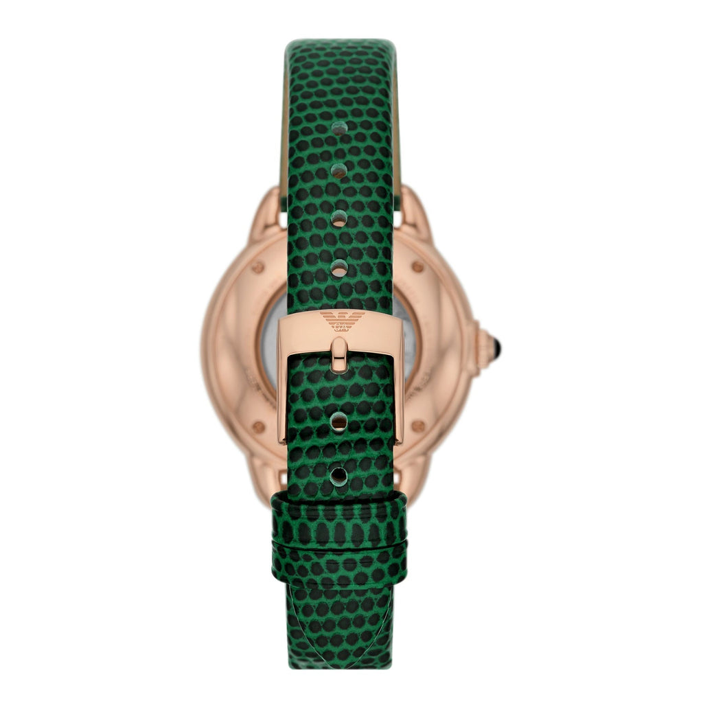 Emporio Armani Mia Open Heart Automatic Rose Gold Women's Watch - AR60073