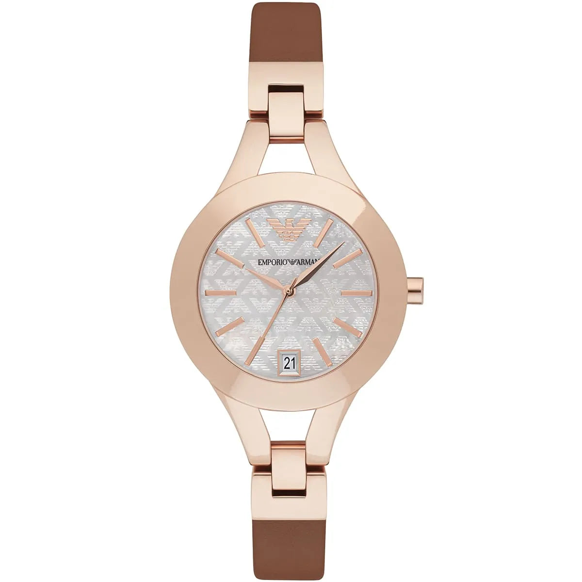 Emporio Armani Chiara Rose Gold Women's Watch - AR7430 Hoofdafbeelding