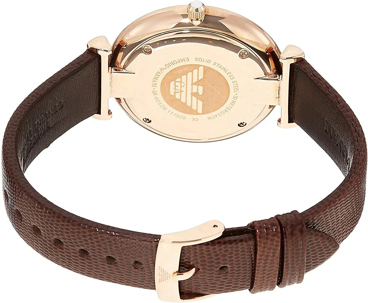 Emporio Armani Gianni T-Bar Rose Gold Men's Watch - AR9042 Secundaire afbeelding