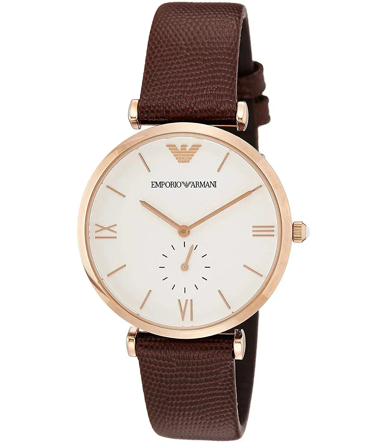 Emporio Armani Gianni T-Bar Rose Gold Men's Watch - AR9042 Hoofdafbeelding