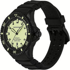 Emporio Armani Sea Explorer Automatic Black Silicone Men's Watch - AR60085