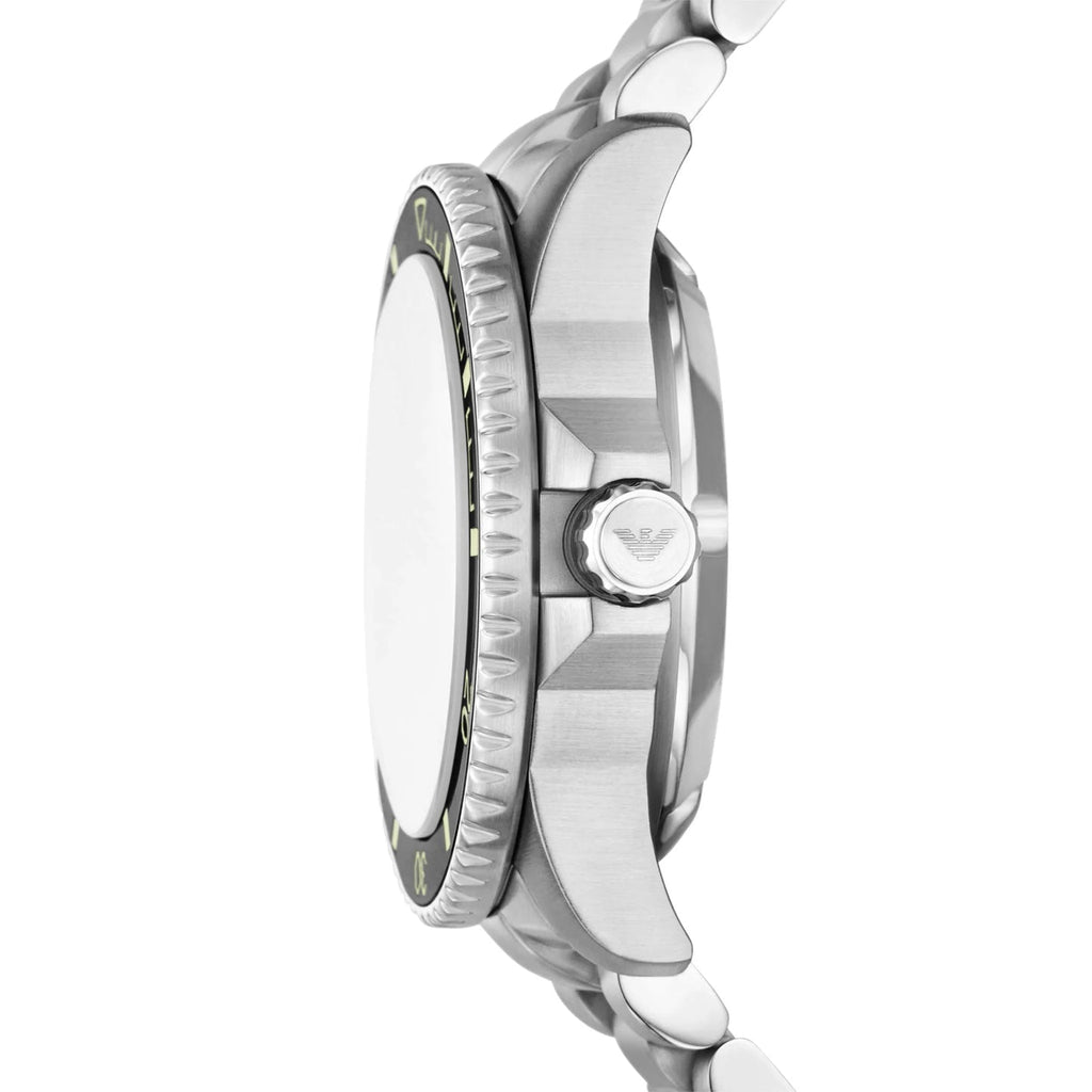 Emporio Armani Sea Explorer Automatic Silver Men's Watch - AR60083