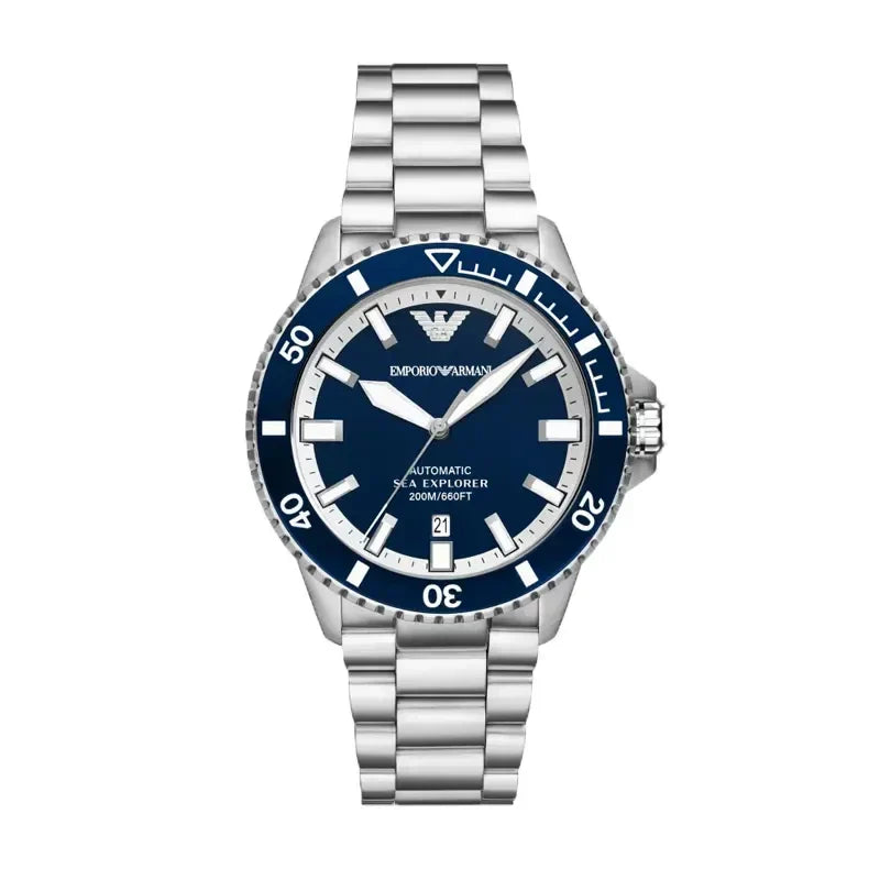 Emporio Armani Sea Explorer Automatisch Horloge van Roestvrij Staal AR60087 Hoofdafbeelding