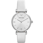 Emporio Armani Gianni T-Bar Silver Women's Watch - AR1680