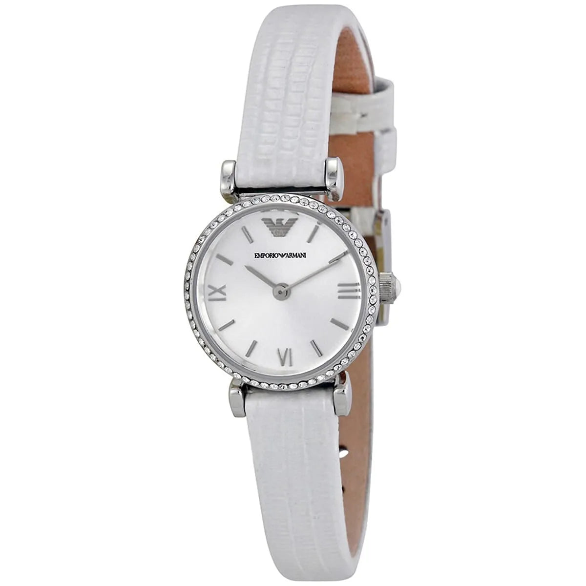 Emporio Armani Gianni T-Bar Mini Silver Women's Watch - AR1686 Secundaire afbeelding