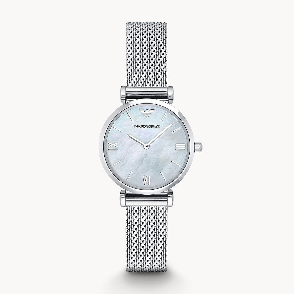 Emporio Armani Silver Ladies Watch - AR1955 Hoofdafbeelding
