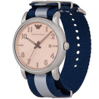 Emporio Armani Luigi Analog Blue and Grey Strap Men's Watch - AR11212