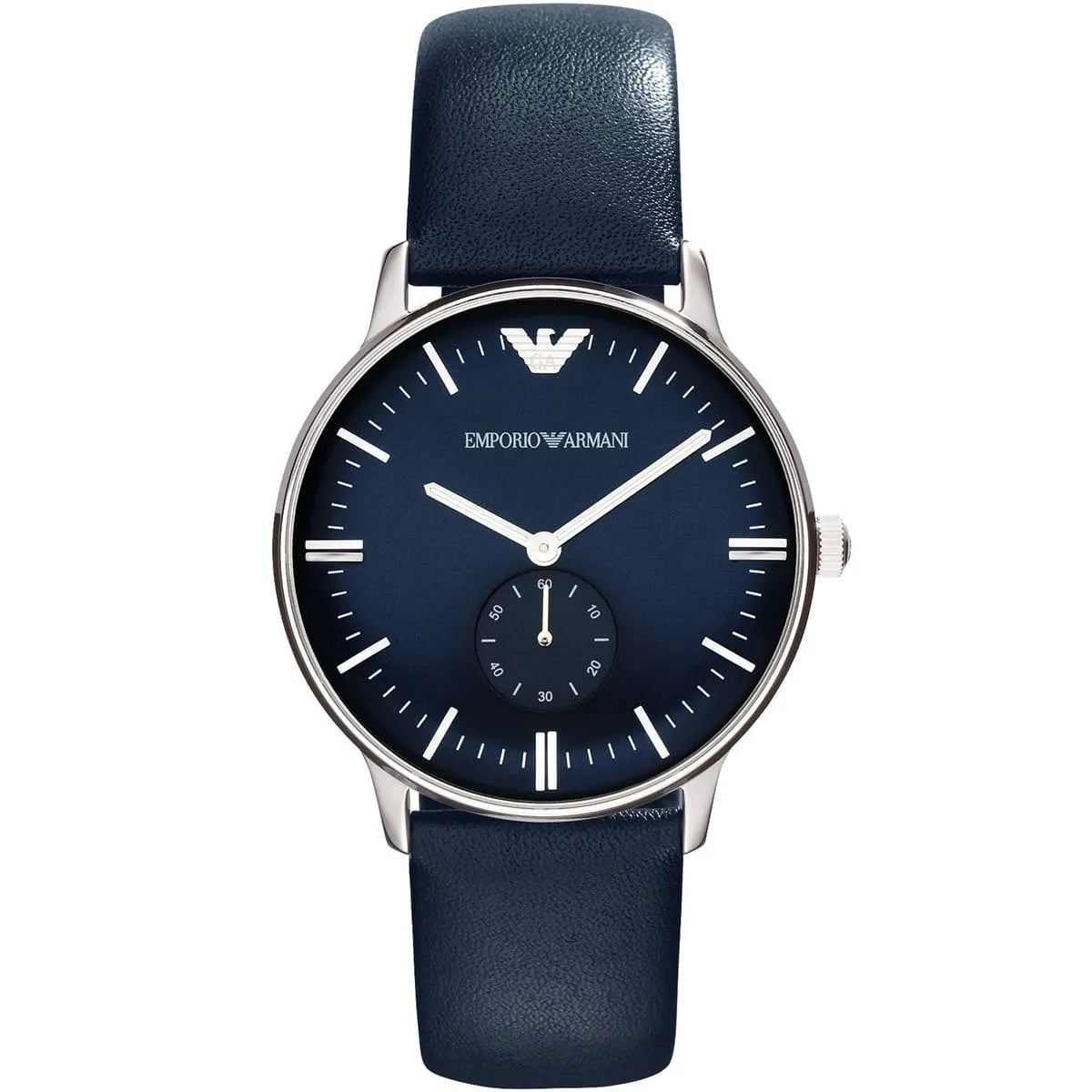 Emporio Armani Classic Blue Genuine Leather Men's Watch - AR1647 Main image
